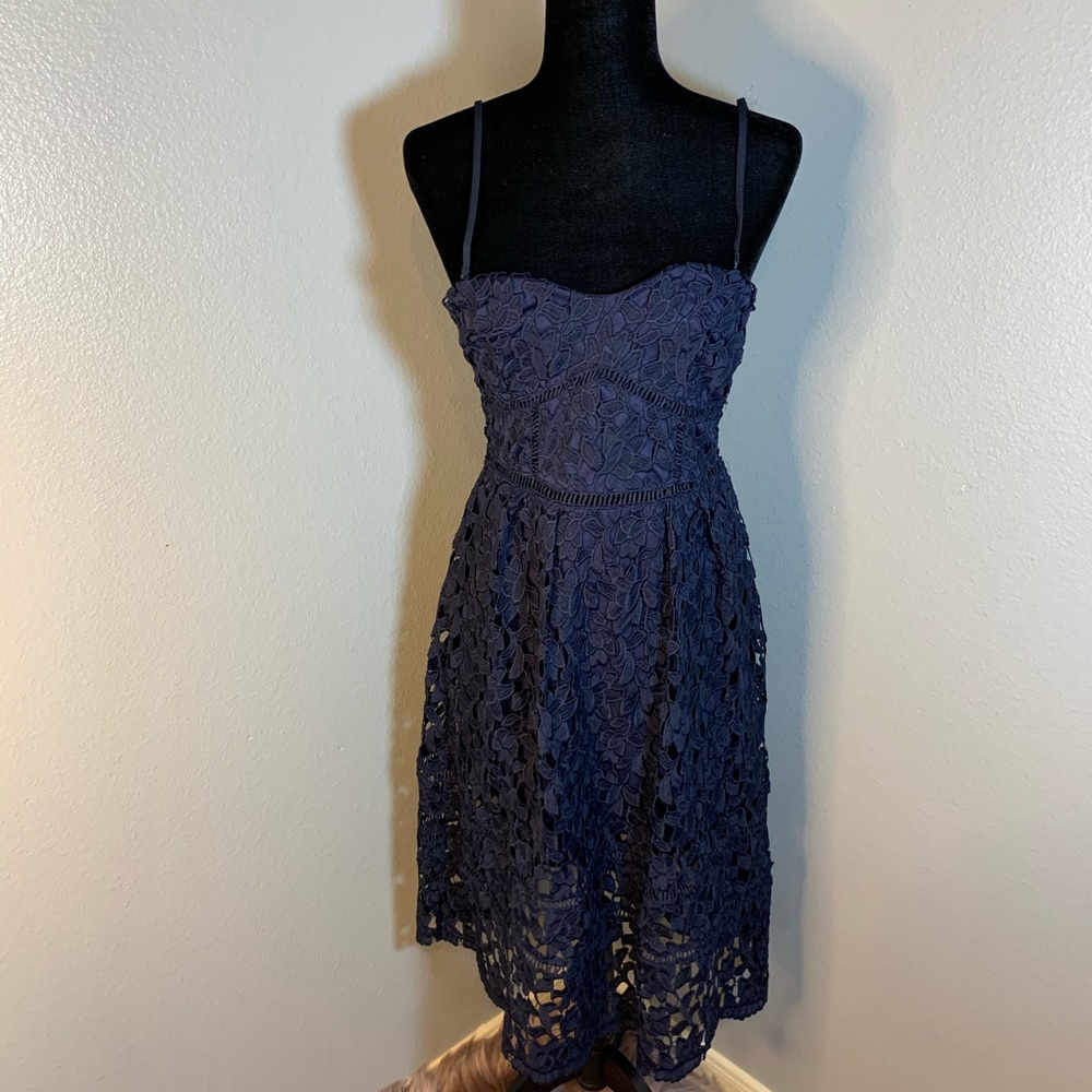 Navy Dress Floral Dress